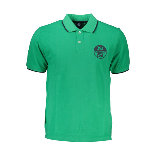 North Sails Verde Cotton Men Polo Shirt - ClickThatClicks 