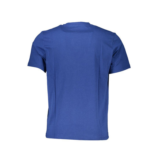 North Sails Blue Cotton Men T-Shirt - ClickThatClicks 