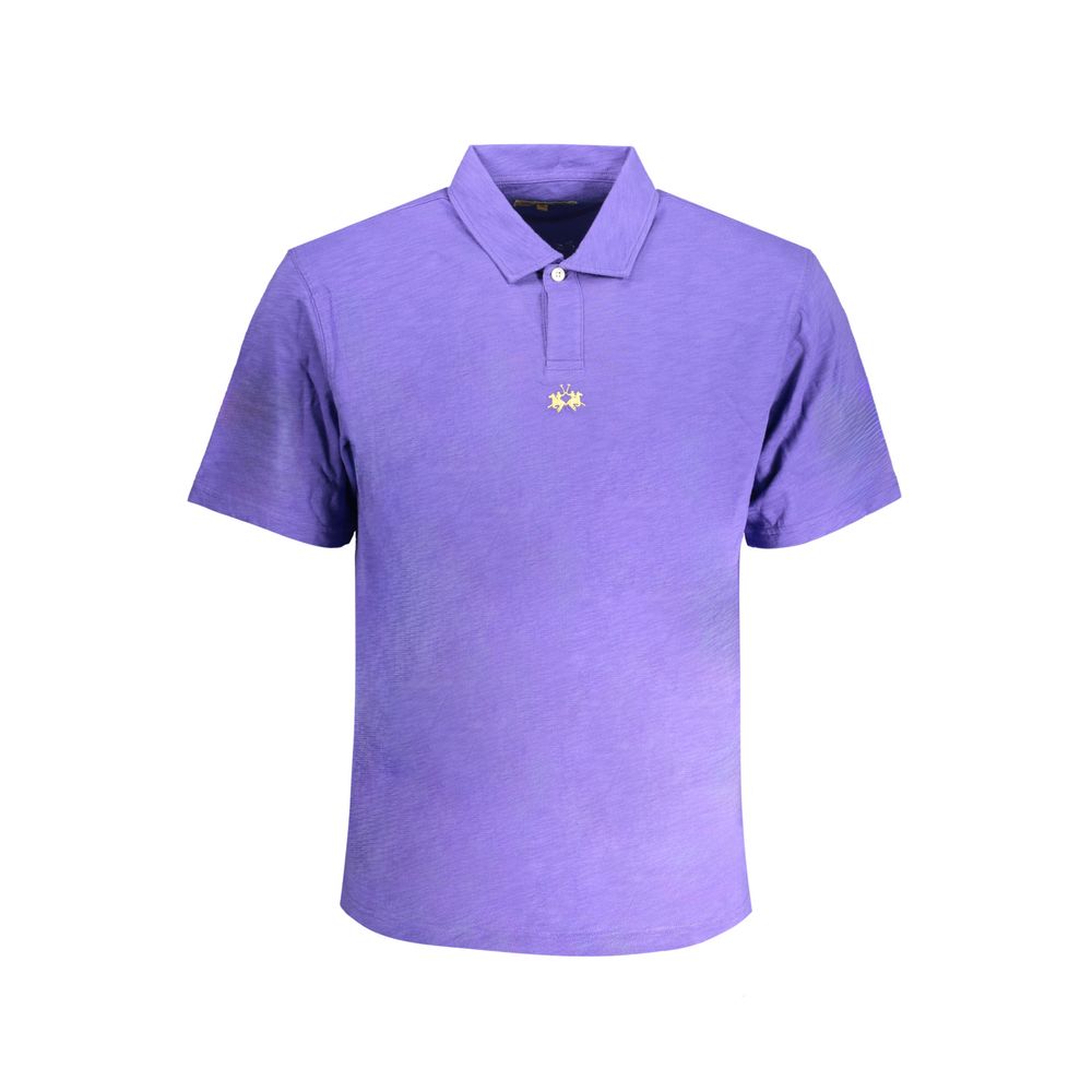 La Martina Arancione Cotton Mens Polo - ClickThatClicks 