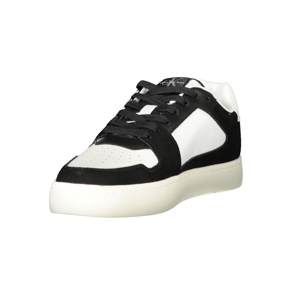 Calvin Klein White Polyester Men's Sneaker - ClickThatClicks 