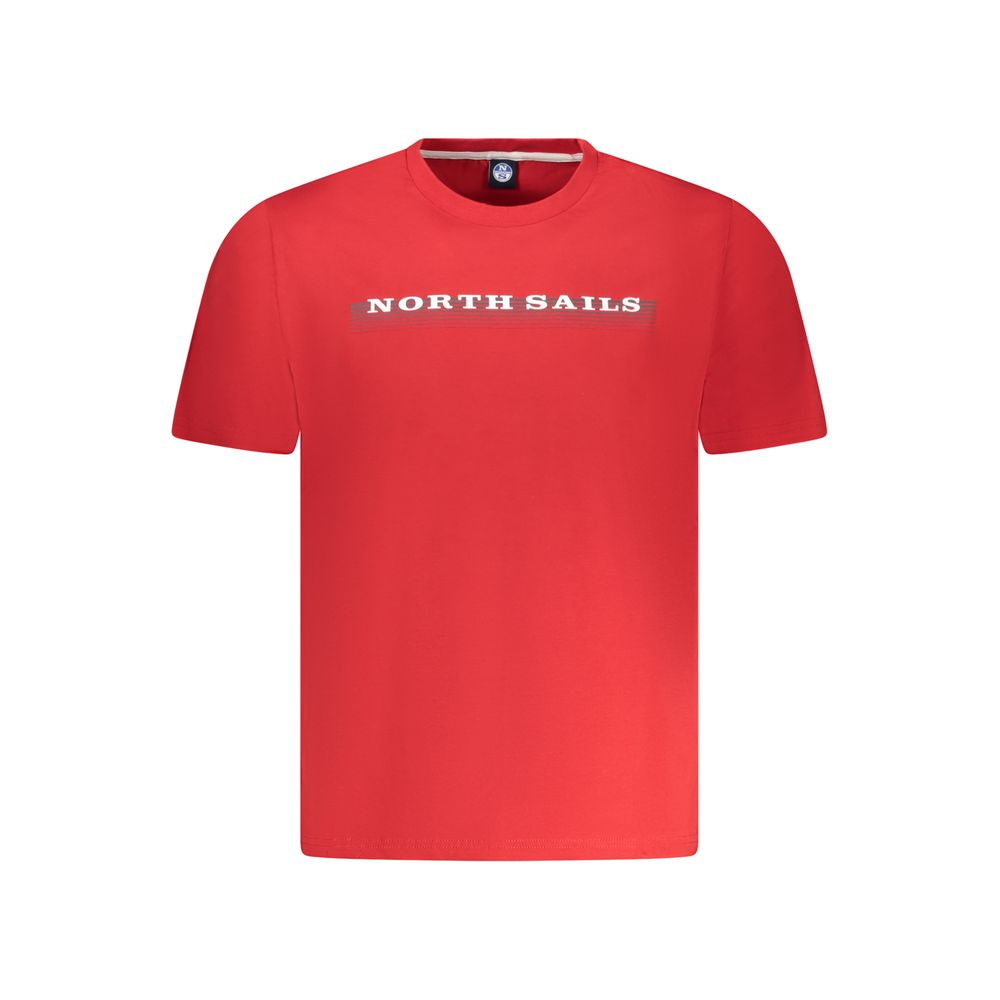 North Sails Rosso Cotton Men T-Shirt - ClickThatClicks 