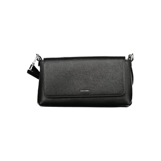 Calvin Klein Black Polyurethane Women's Handbag - ClickThatClicks 