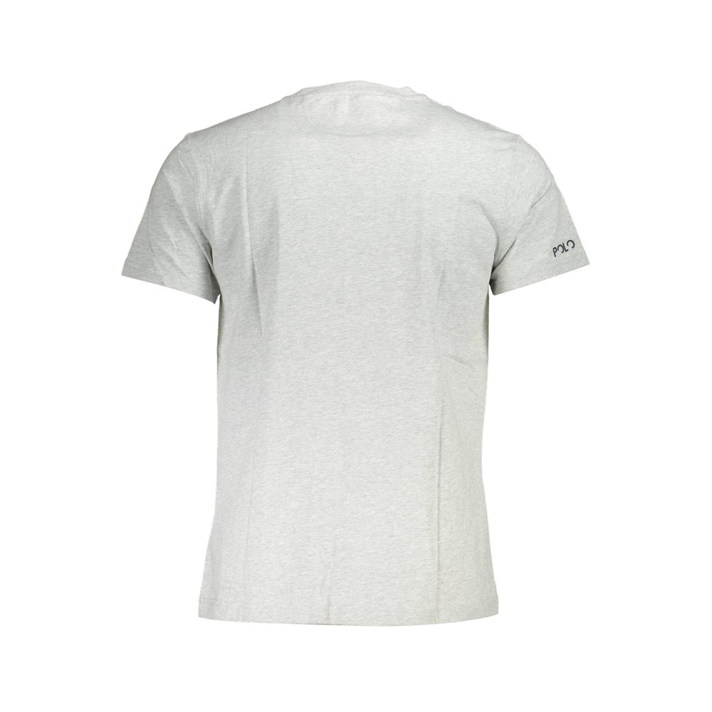 La Martina Grigio Cotton Men's T-Shirt - ClickThatClicks 