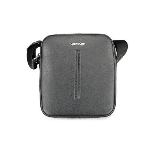 Calvin Klein Black Polyester Men's Shoulder Bag - ClickThatClicks 