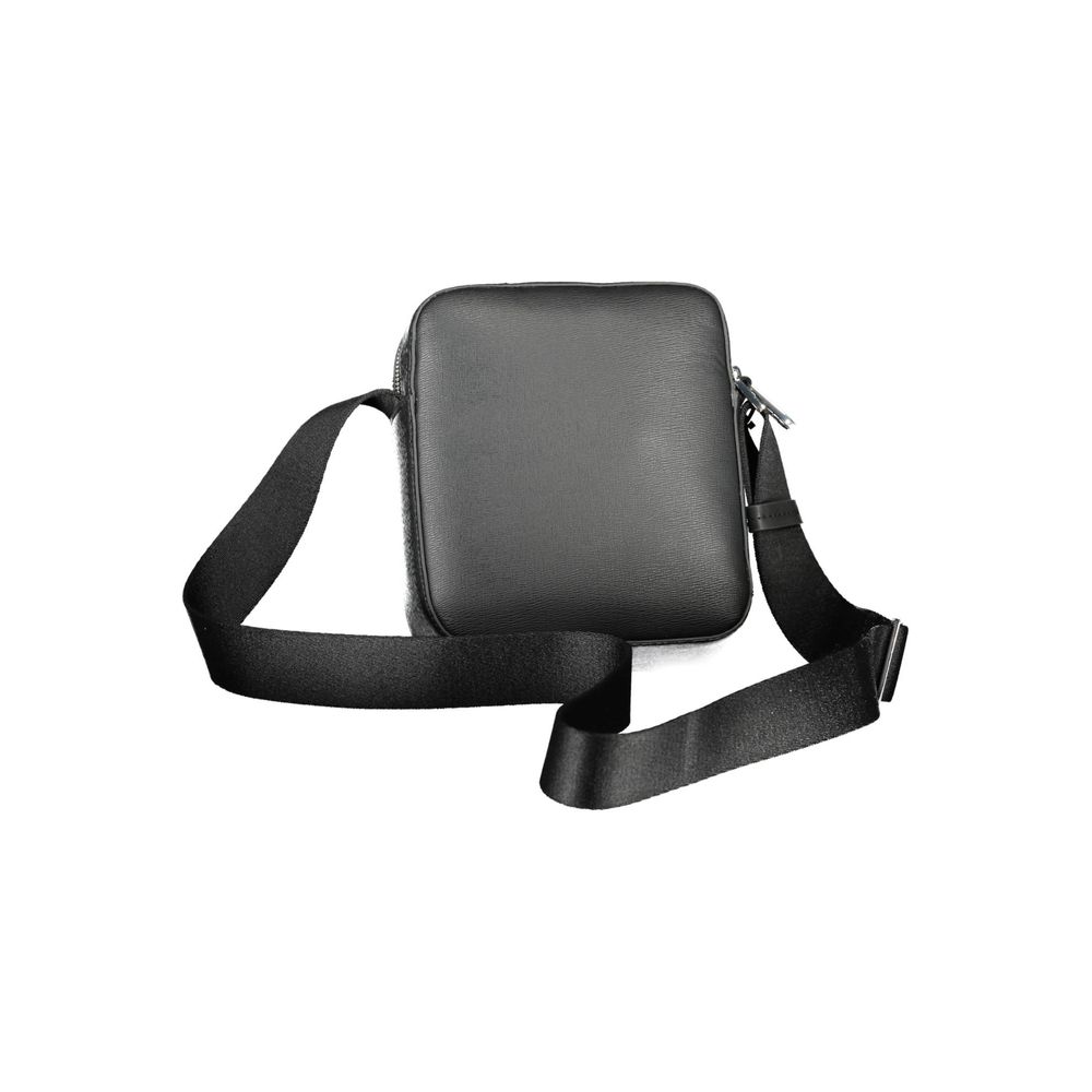 Calvin Klein Black Polyester Men's Shoulder Bag - ClickThatClicks 