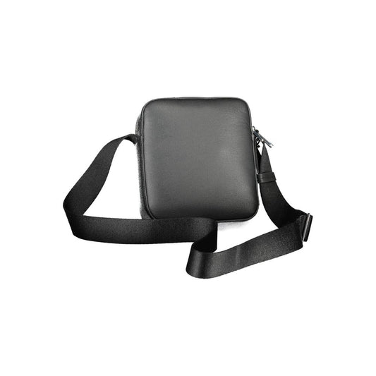 Calvin Klein Black Polyester Men's Shoulder Bag - ClickThatClicks 