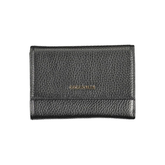 Coccinelle Black Leather Women Wallet - ClickThatClicks 