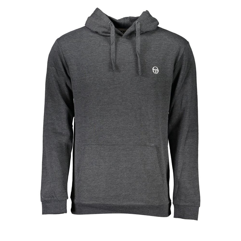 Sergio Tacchini Gray Cotton Men Sweater