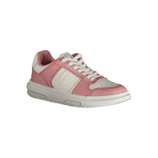 Tommy Hilfiger Rosa Poliuretano Donna Sneaker - ClickThatClicks 