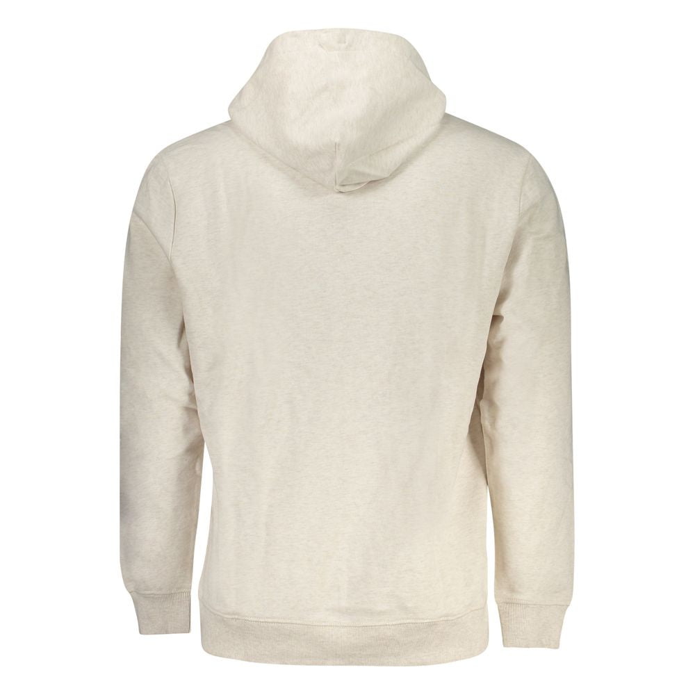 Tommy Hilfiger Beige Cotton Men's Hoodie - ClickThatClicks 