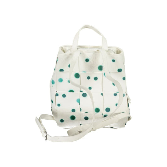 Desigual White Polyurethane Women's Backpack - ClickThatClicks 