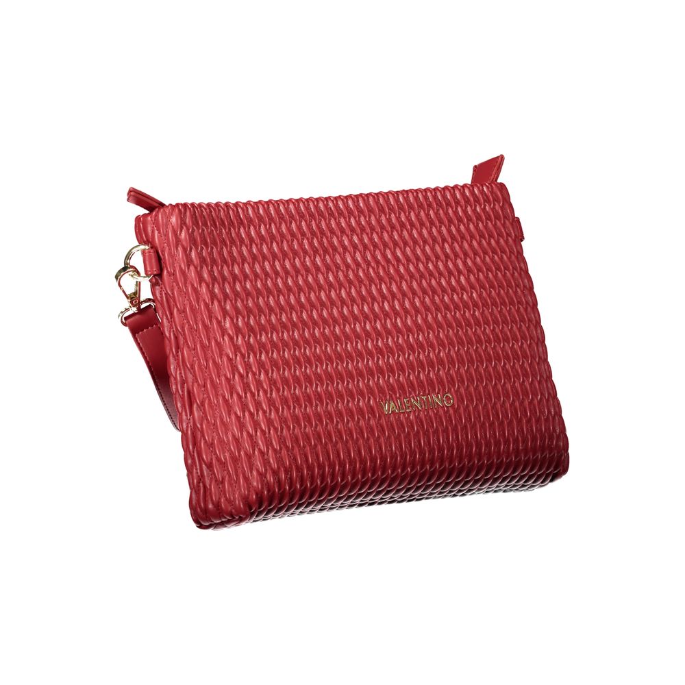 Mario Valentino Red Polyurethane Women Handbag - ClickThatClicks 