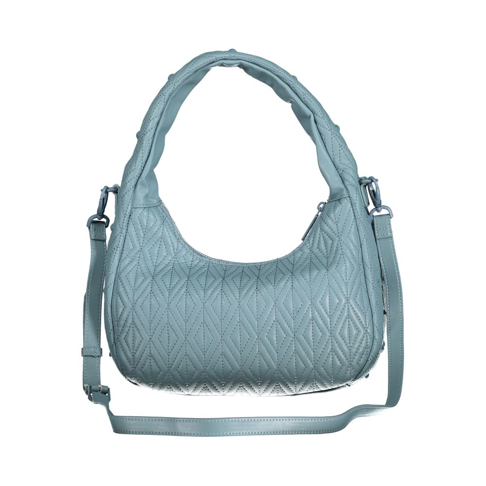 Mario Valentino Blue Polyurethane Women Shoulder Bag - ClickThatClicks 