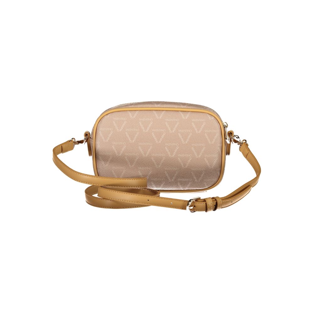 Mario Valentino Beige Polyurethane Women Shoulder Bag - ClickThatClicks 