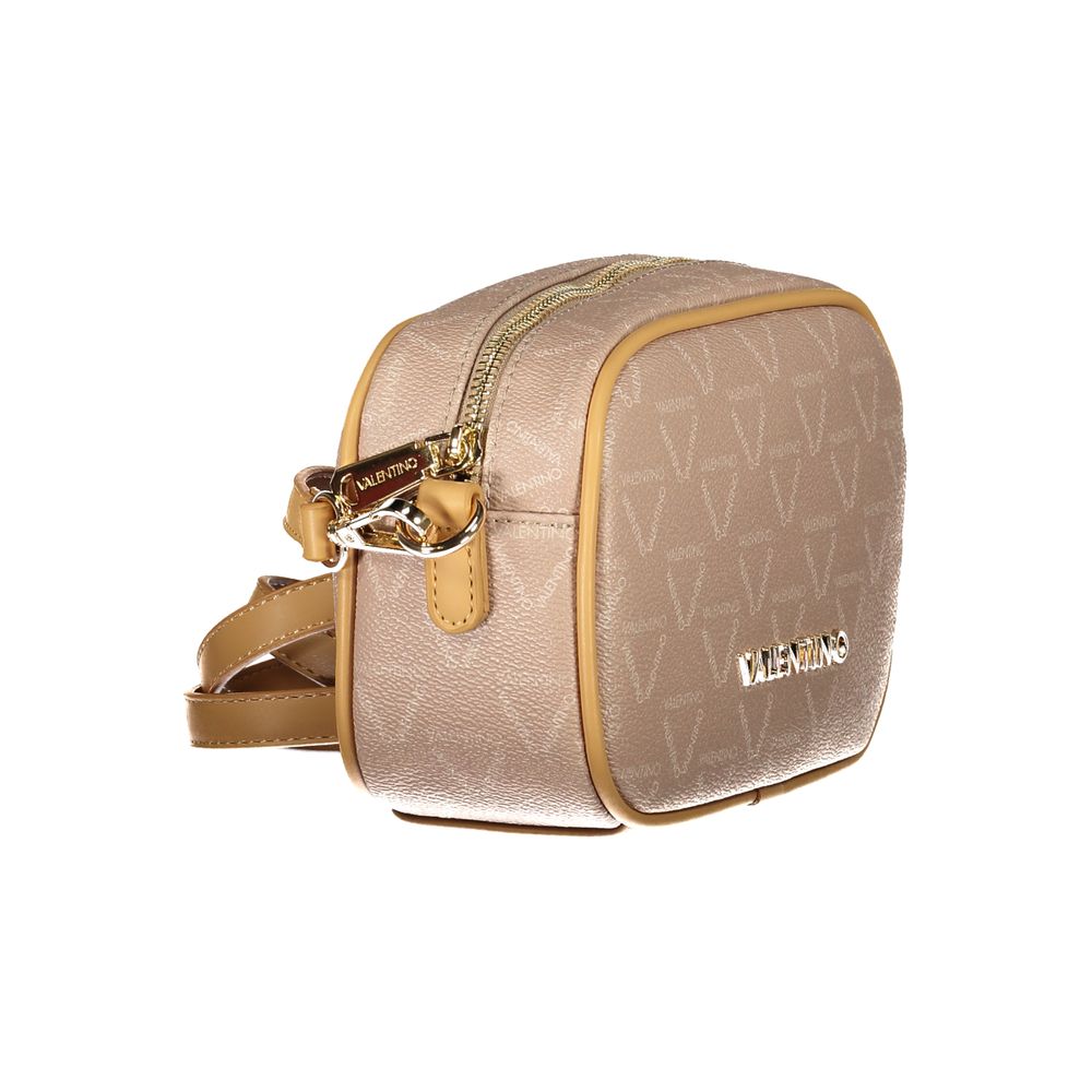 Mario Valentino Beige Polyurethane Women Shoulder Bag - ClickThatClicks 