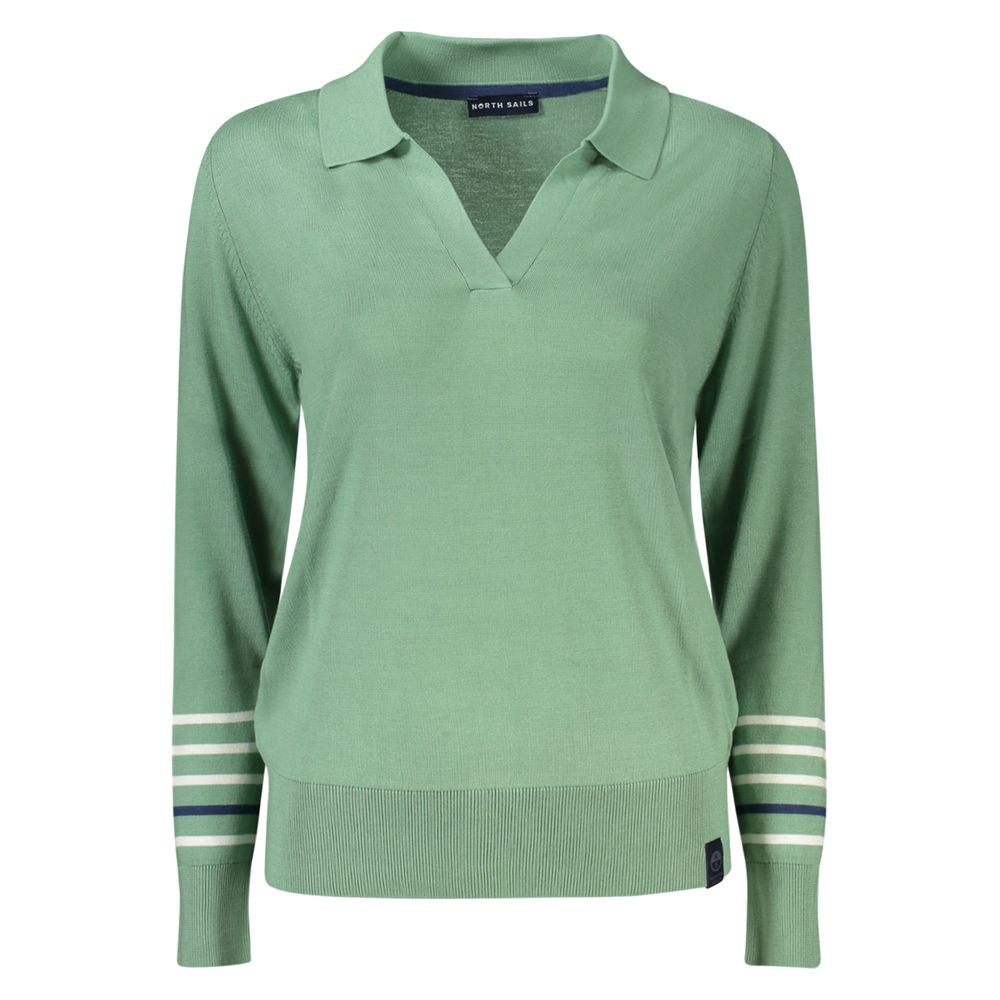 North Sails Verde Viscosa Women's Long-Sleeved T-Shirt - ClickThatClicks 