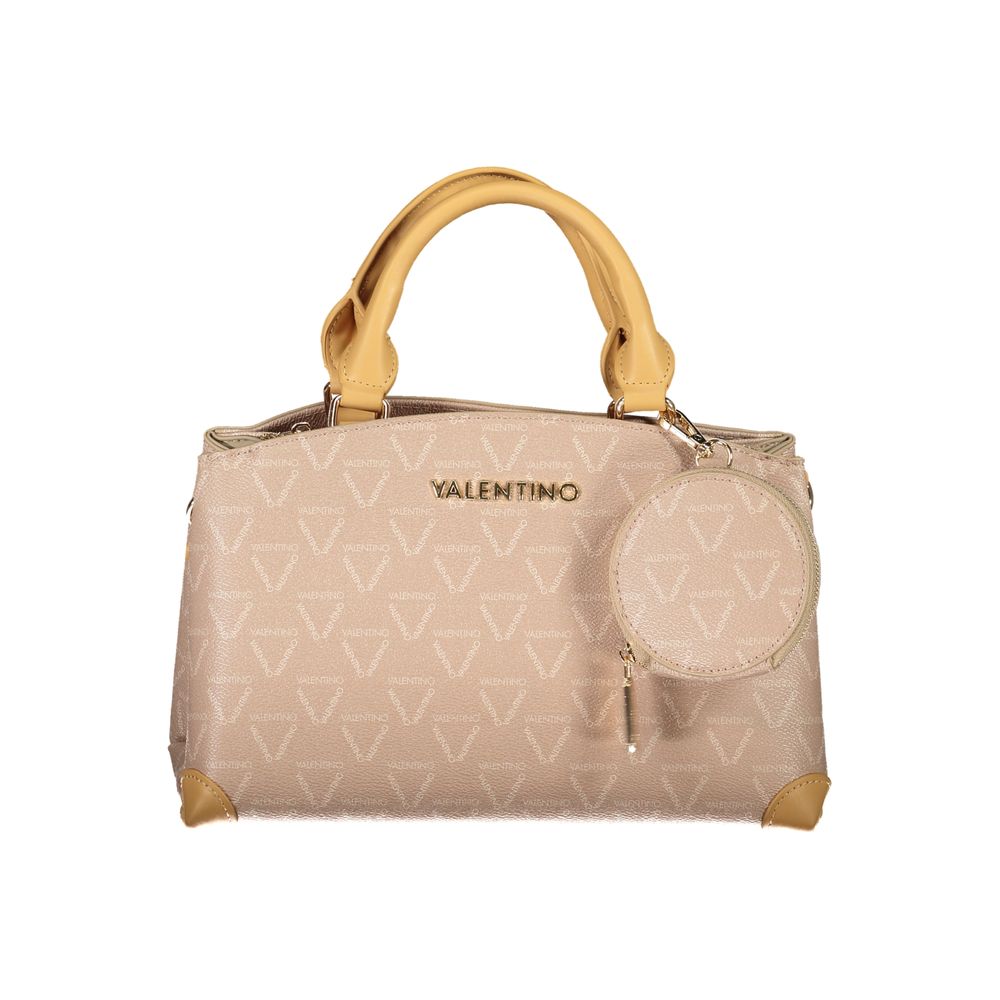 Mario Valentino Beige Polyurethane Women Handbag - ClickThatClicks 