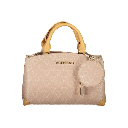 Mario Valentino Beige Polyurethane Women Handbag - ClickThatClicks 