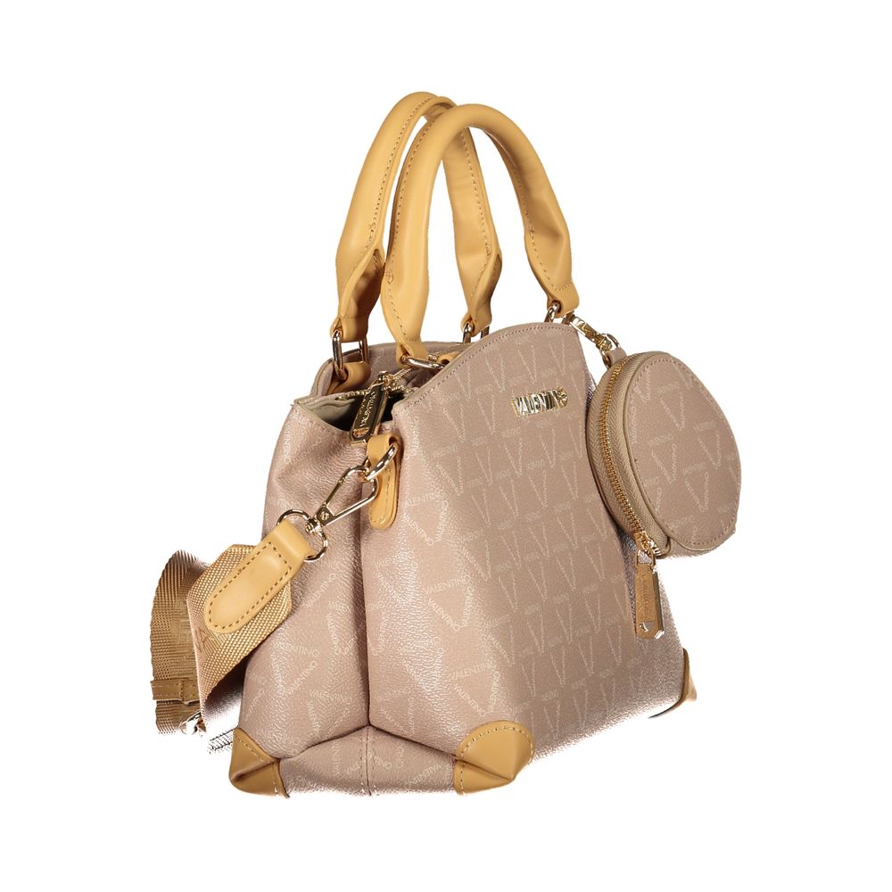 Mario Valentino Beige Polyurethane Women Handbag - ClickThatClicks 