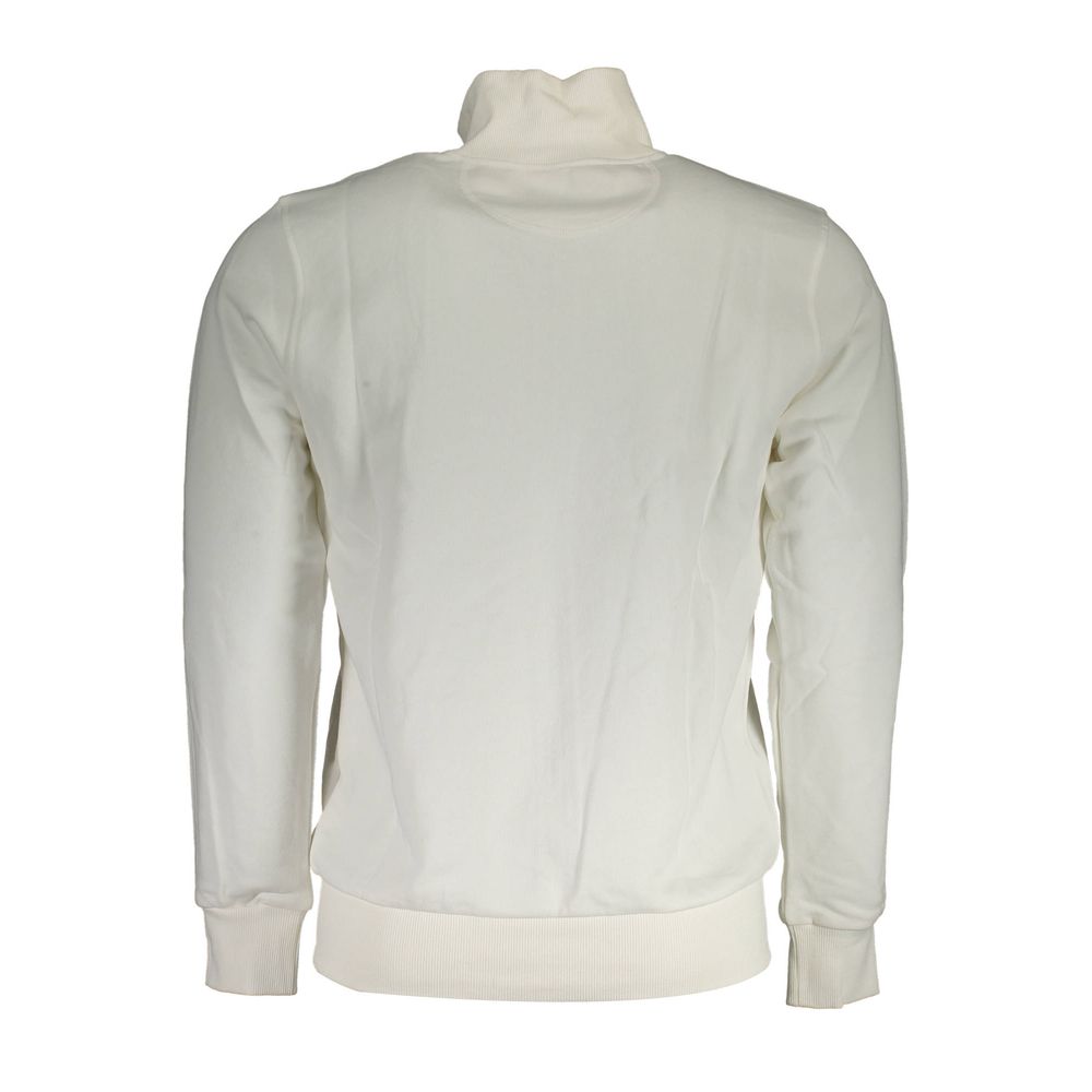 La Martina Bianco Cotton Mens Sweatshirt - ClickThatClicks 