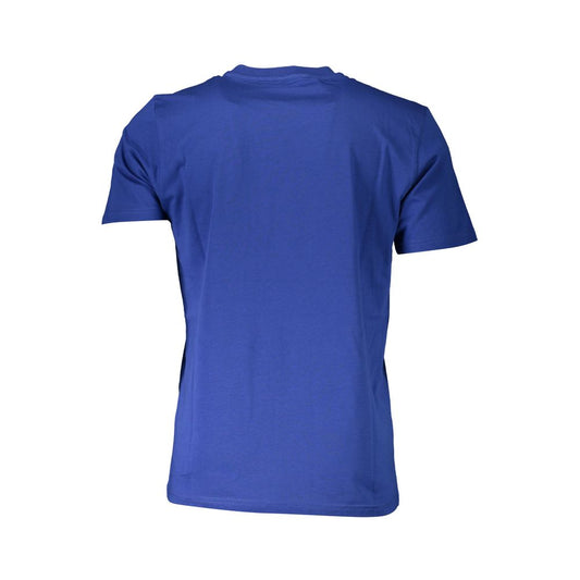 North Sails Blue Cotton Men T-Shirt - ClickThatClicks 