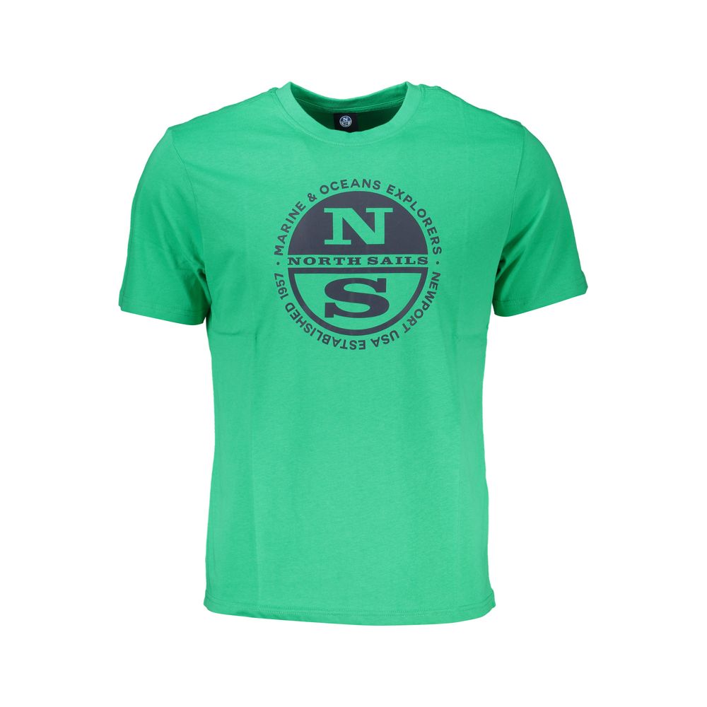 North Sails Verde Cotton Men T-Shirt - ClickThatClicks 