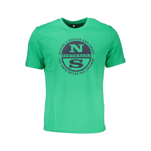 North Sails Verde Cotton Men T-Shirt - ClickThatClicks 