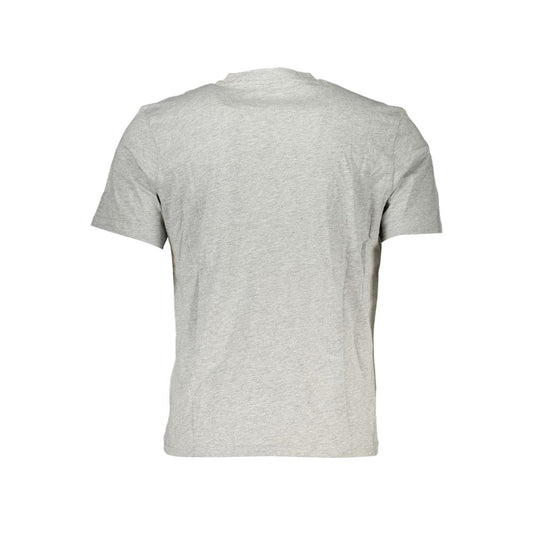 North Sails Gray Cotton Men T-Shirt - ClickThatClicks 