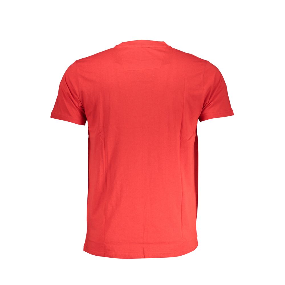 Cavalli Class Rosso Cotton Men T-Shirt - ClickThatClicks 