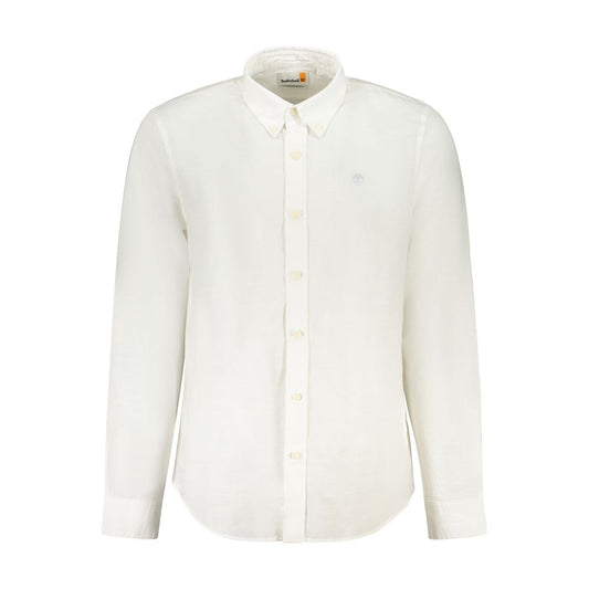 Timberland White Linen Men's Shirt - ClickThatClicks 