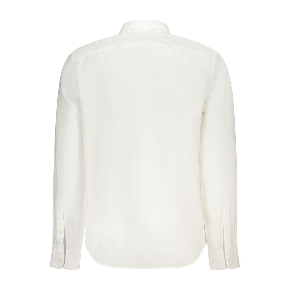 Timberland White Linen Men's Shirt - ClickThatClicks 