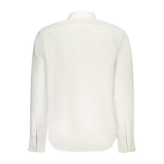 Timberland White Linen Men's Shirt - ClickThatClicks 