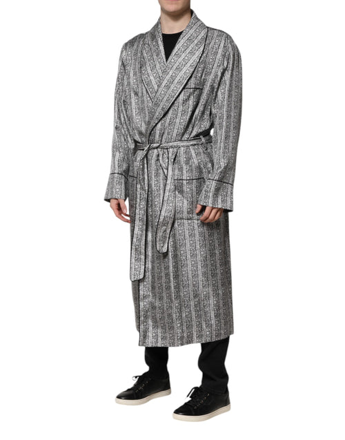 Dolce & Gabbana Multicolor Floral Robe Coat Wrap Jacket - ClickThatClicks 