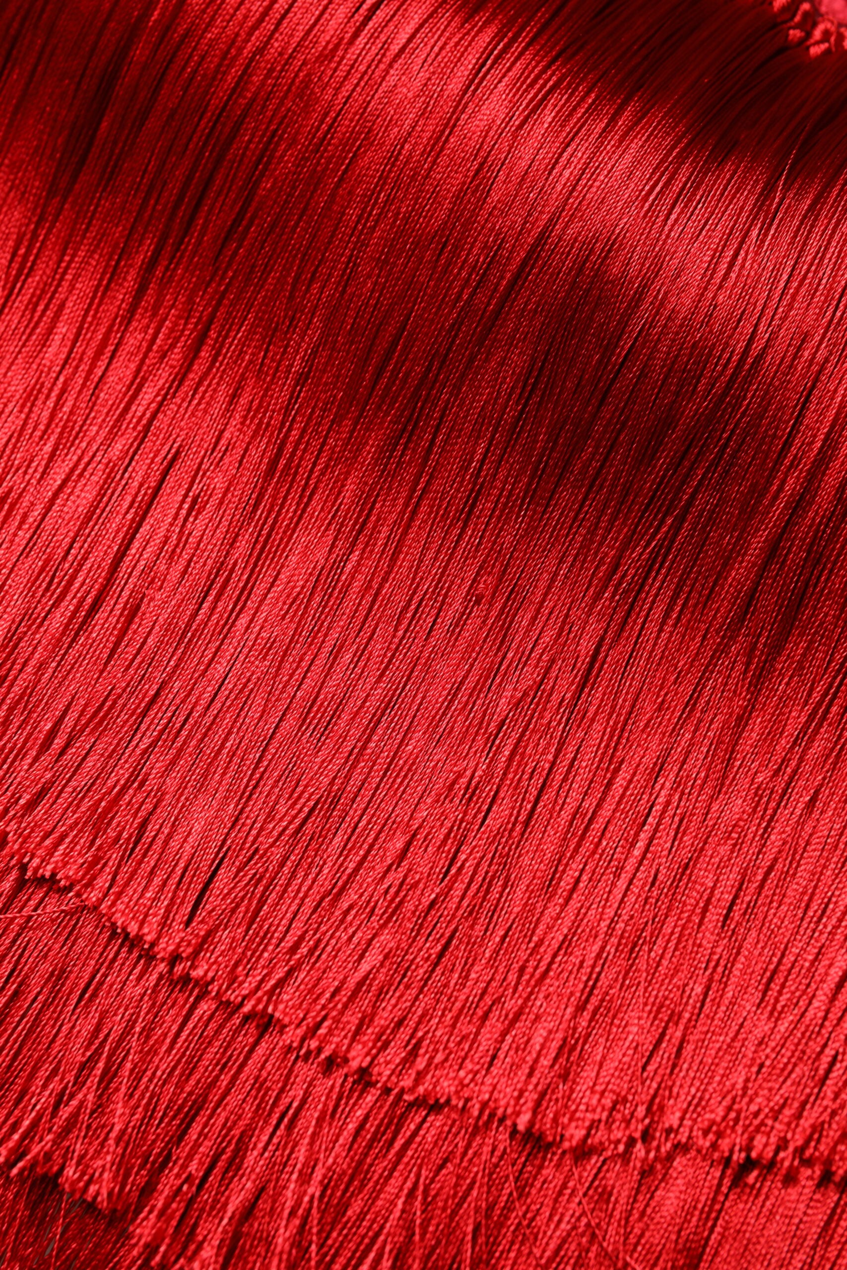 Dolce & Gabbana Red Silk Strapless Fringe Crop Tube Top - ClickThatClicks 