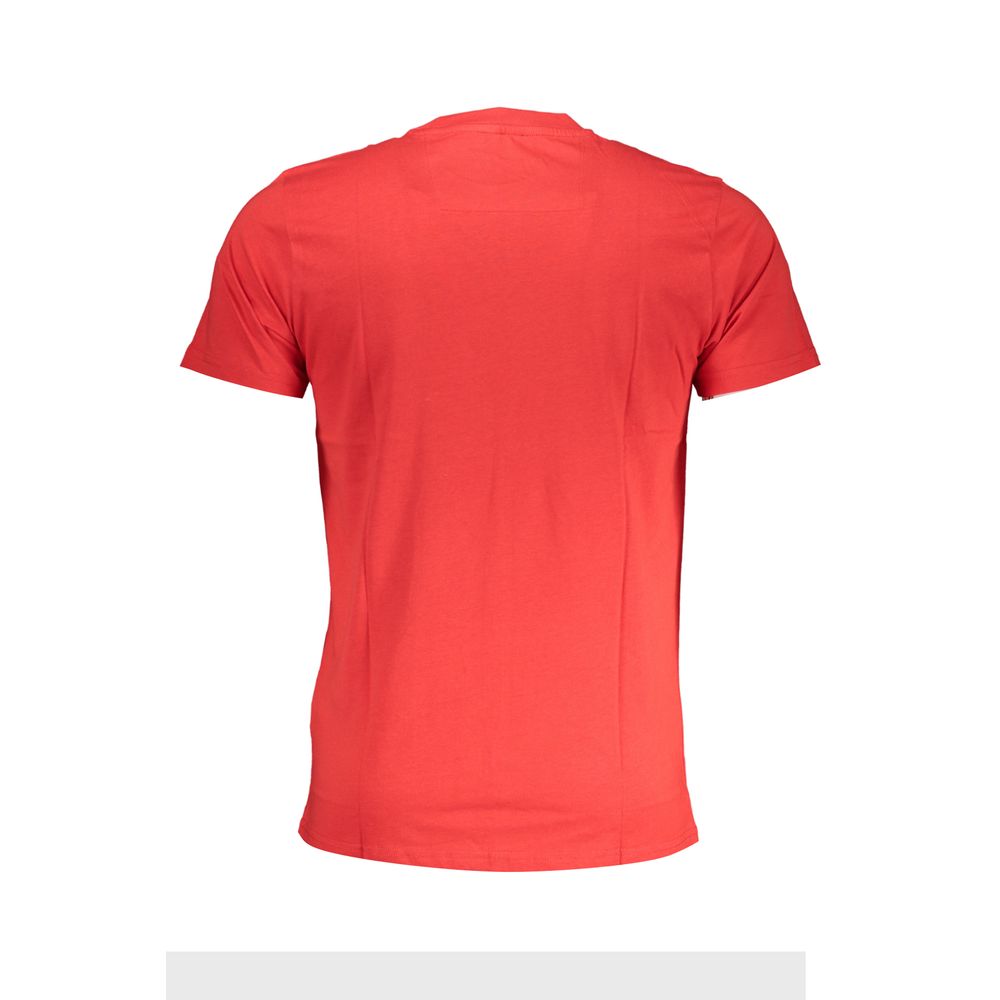 Cavalli Class Rosso Cotton Men T-Shirt - ClickThatClicks 