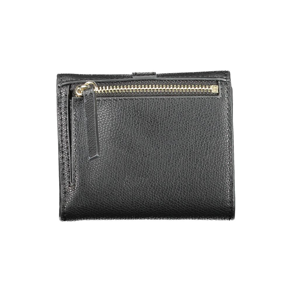 Tommy Hilfiger Black Polyurethane Women Wallet - ClickThatClicks 