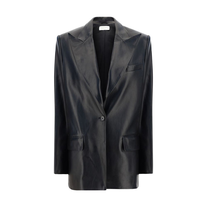 Magda Butrym Black Leather Jacket
