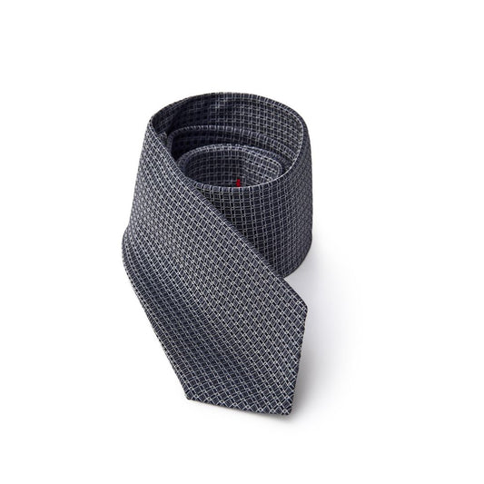 Jil Sander Gray Silk Tie - ClickThatClicks 