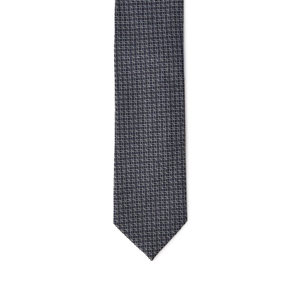 Jil Sander Gray Silk Tie - ClickThatClicks 