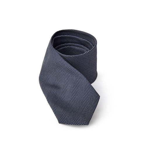 Jil Sander Blue Silk Tie - ClickThatClicks 