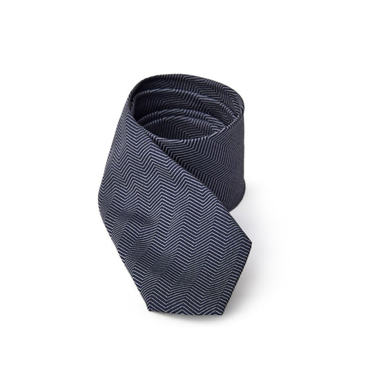 Jil Sander Blue Silk Tie - ClickThatClicks 