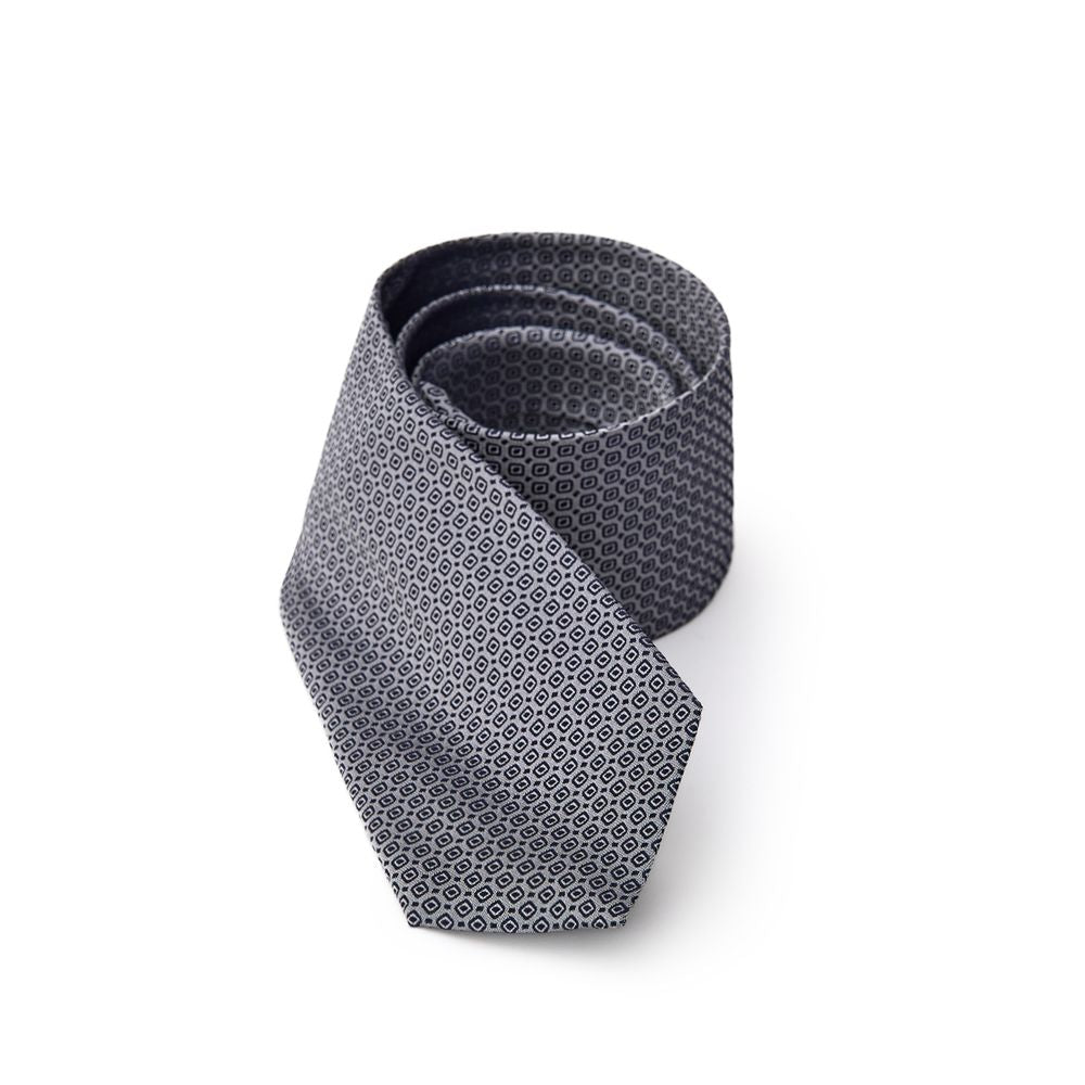 Jil Sander Gray Silk Tie - ClickThatClicks 