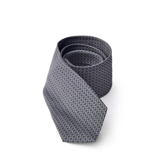 Jil Sander Gray Silk Tie - ClickThatClicks 