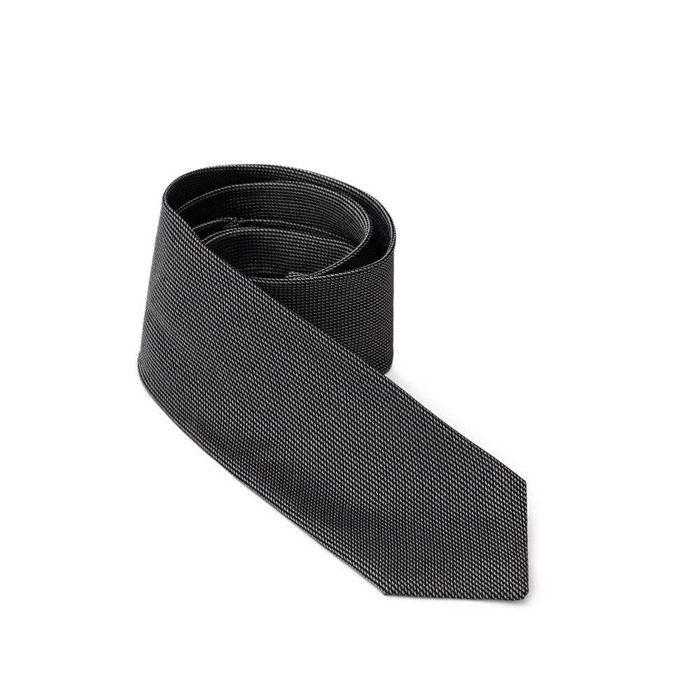 Jil Sander Gray Silk Tie - ClickThatClicks 