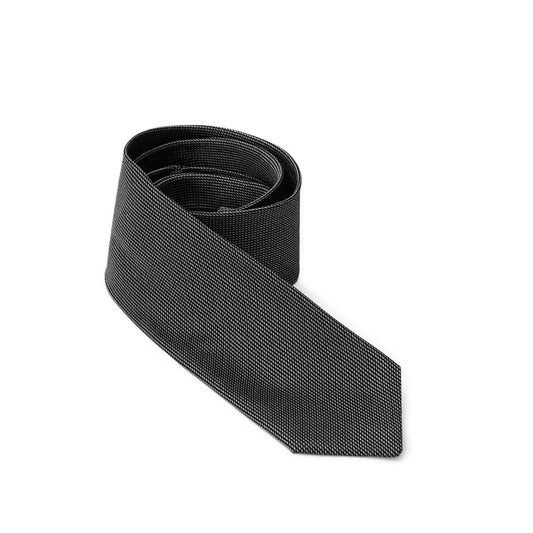 Jil Sander Gray Silk Tie - ClickThatClicks 
