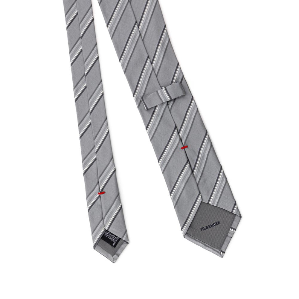Jil Sander Black Silk Tie - ClickThatClicks 