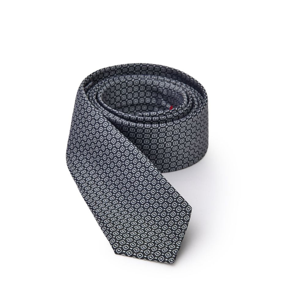 Jil Sander Gray Silk Tie - ClickThatClicks 