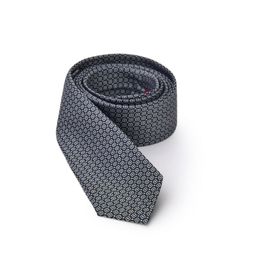 Jil Sander Gray Silk Tie - ClickThatClicks 
