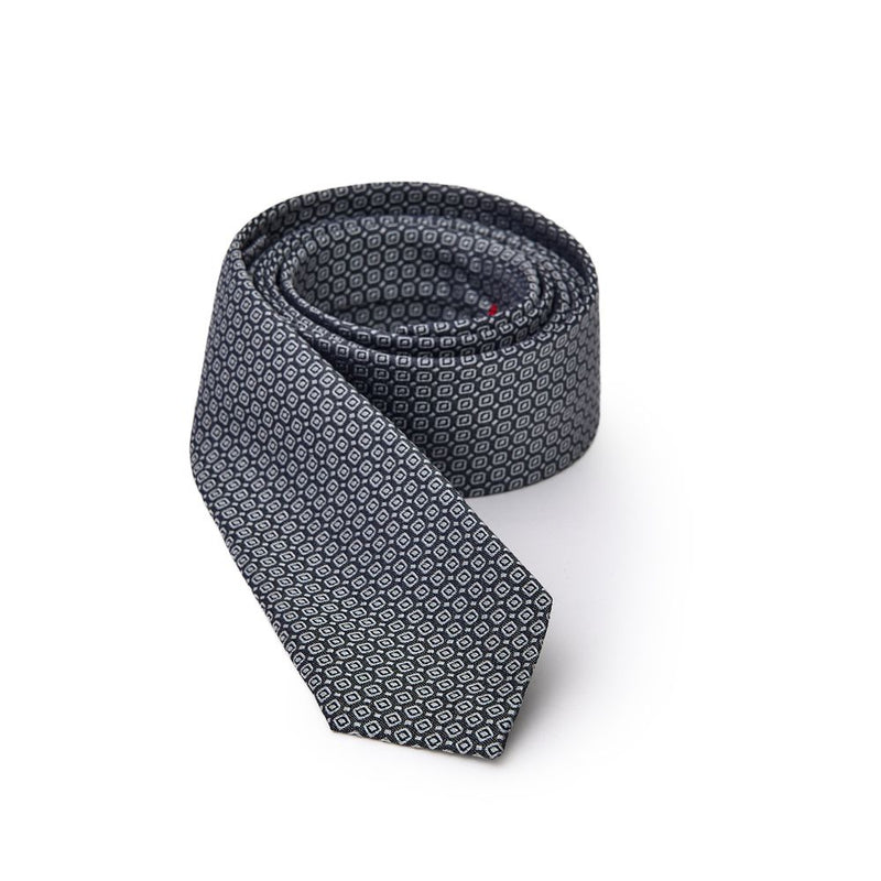Jil Sander Gray Silk Tie