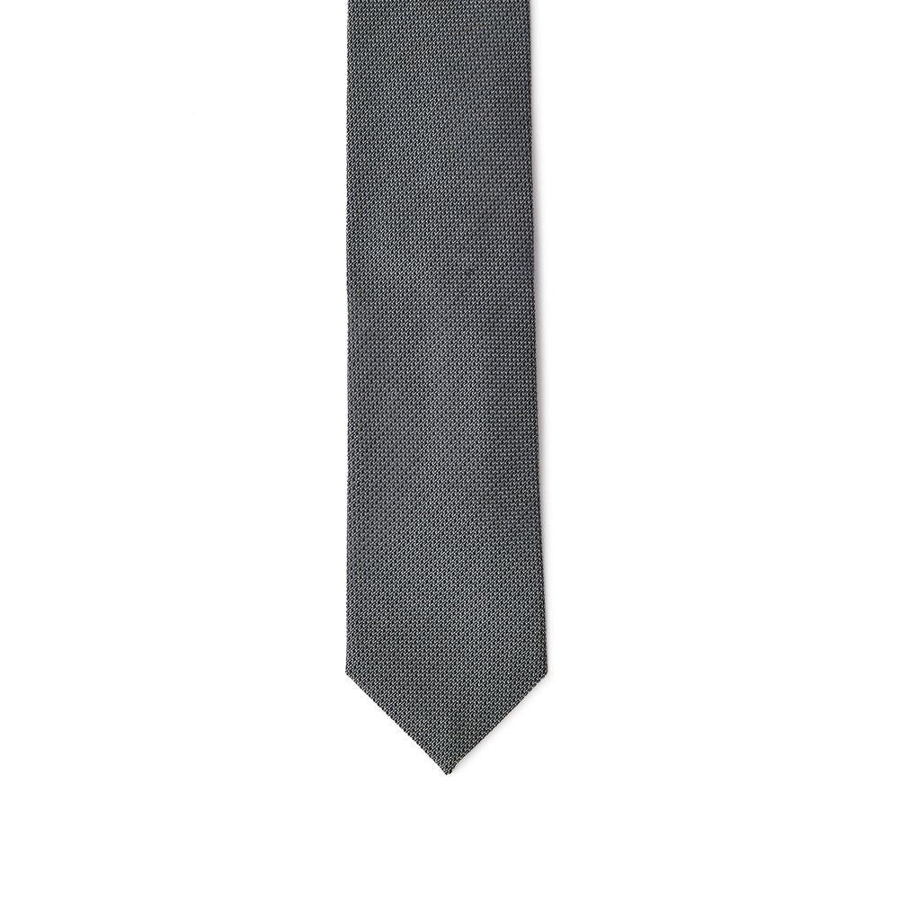 Jil Sander Gray Silk Tie - ClickThatClicks 